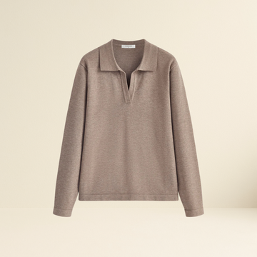 Leisure Collared Pullover Sweater