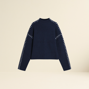 Shift The Focus Oversized Mock Neck Sweater
